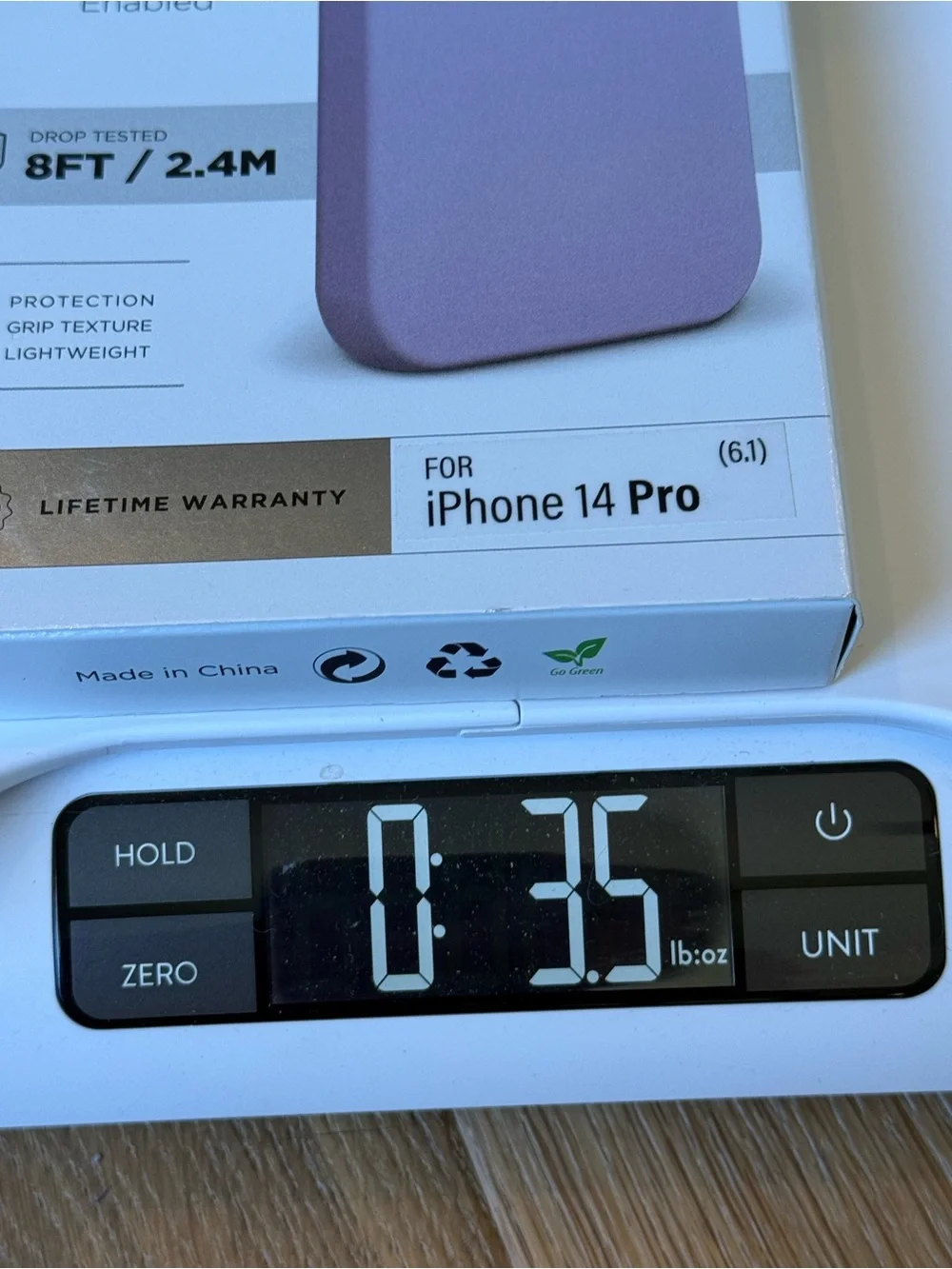 New Base Liquid Silicone MagCharge Case for iPhone 14 Pro - Lavender Purple case
